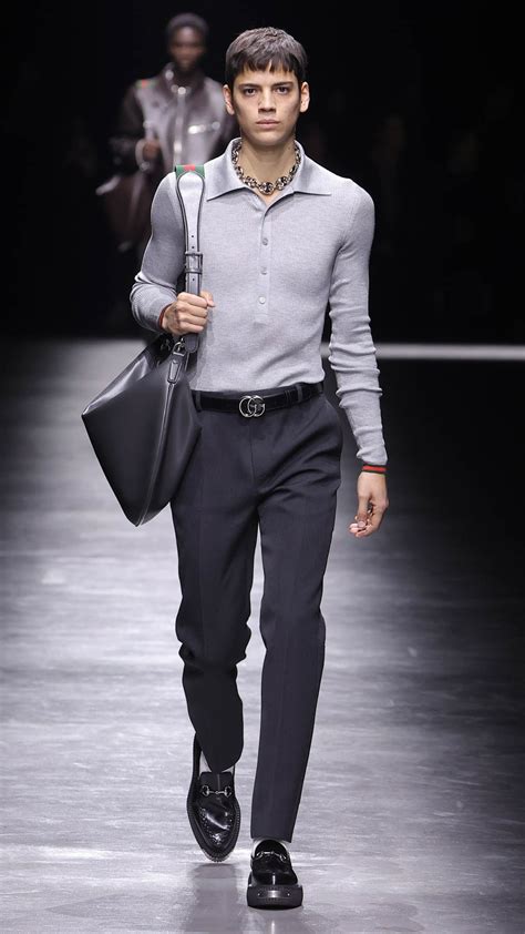 gucci mens fashion show 2024|Gucci jackie bags.